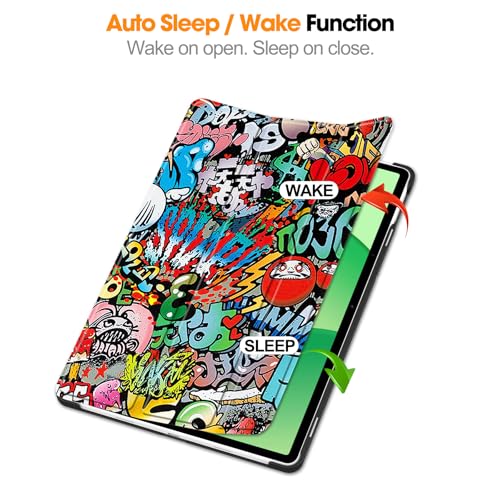 Image of ProElite Case Cover for OnePlus Pad 3 13.2 inch 2025 Case, Slim Trifold Flip case Cover for OnePlus Pad 3 13.2 inch 2025 Case Tablet [Auto Sleep Wake Feature], Hippy