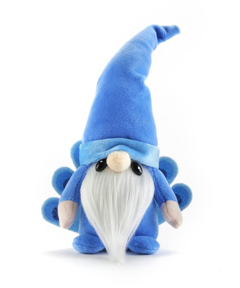Giftcraft473944 Peacock Gnome, 9 inch, Polyester, Percy