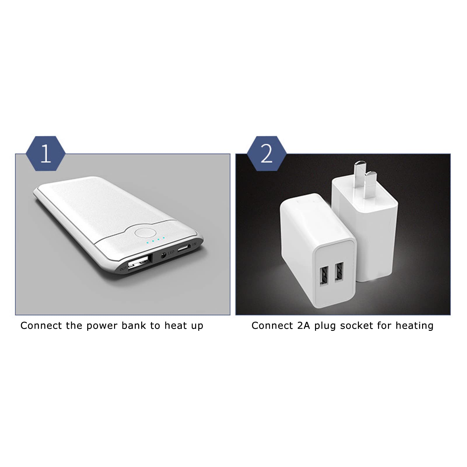 Tappetino riscaldante per rettili, alimentatore USB, regolazione a tre marce, tappetino riscaldante per rettili, tappetino riscaldante USB per lucertole e altri rettili animali domestici (L)
