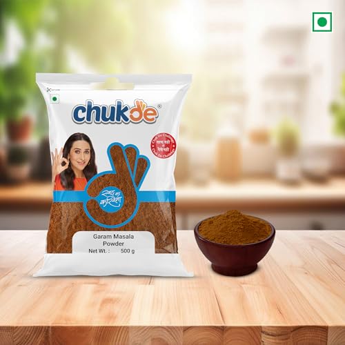 Image of Chukde Garam Masala Powder 500g - Economy Pack | Aromatic All-Purpose Spice Blend (Pack of 1)