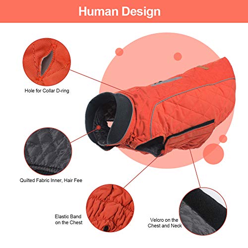 EMUST Dog Jackets for Winter, Cold Weather Coats for Dogs, Soft Winter