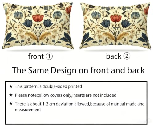 Coussin extérieur imperméable 50x70 fleuri résistant à l'eau
