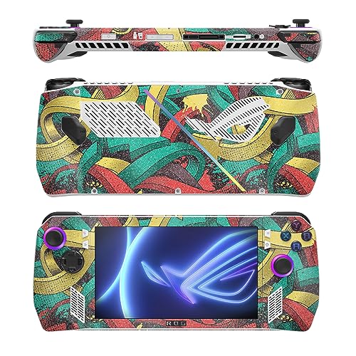 Image of MightySkins Skin Compatible with Asus ROG Ally - Puppy Fall | Protective, Durable, and Unique Vinyl Decal wrap Cover | Easy to Apply, Remove, and Change Styles