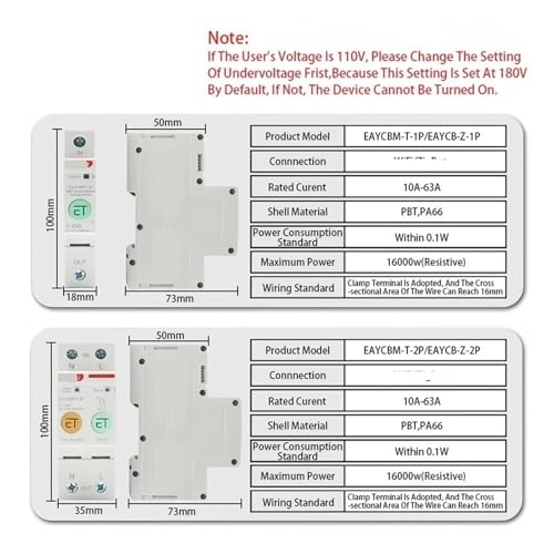 Protection contre les fuites électriques et compteur de kilowattheures - 3