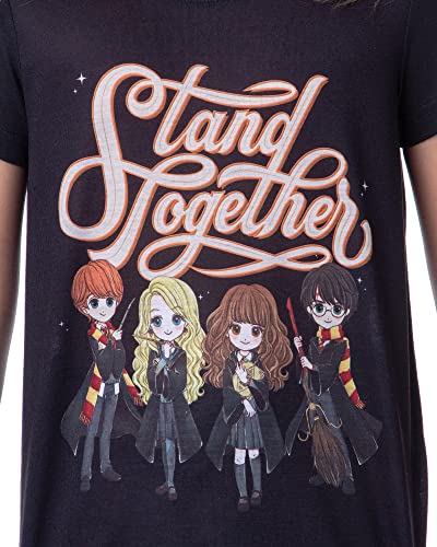 Harry Potter Girls Stand Together Ron Weasley Hermione Granger Luna Lovegood Wizarding World Sleep Pajama Set3