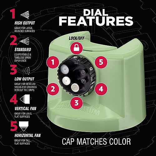 Image of Rust-Oleum Stops Rust Custom 5-in-1 Spray Paint, Gloss Laurel Green