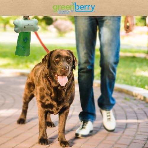 Image of Greenbone BioBase Pet Waste Bags- 10 Rolls (120 Refills) 13 Inch x 9 Inch - Odor and Leak Proof