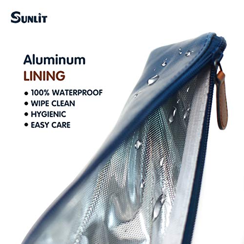Estuche impermeable portátil para pitillos reutilizables, 2 unidades miniatura 2