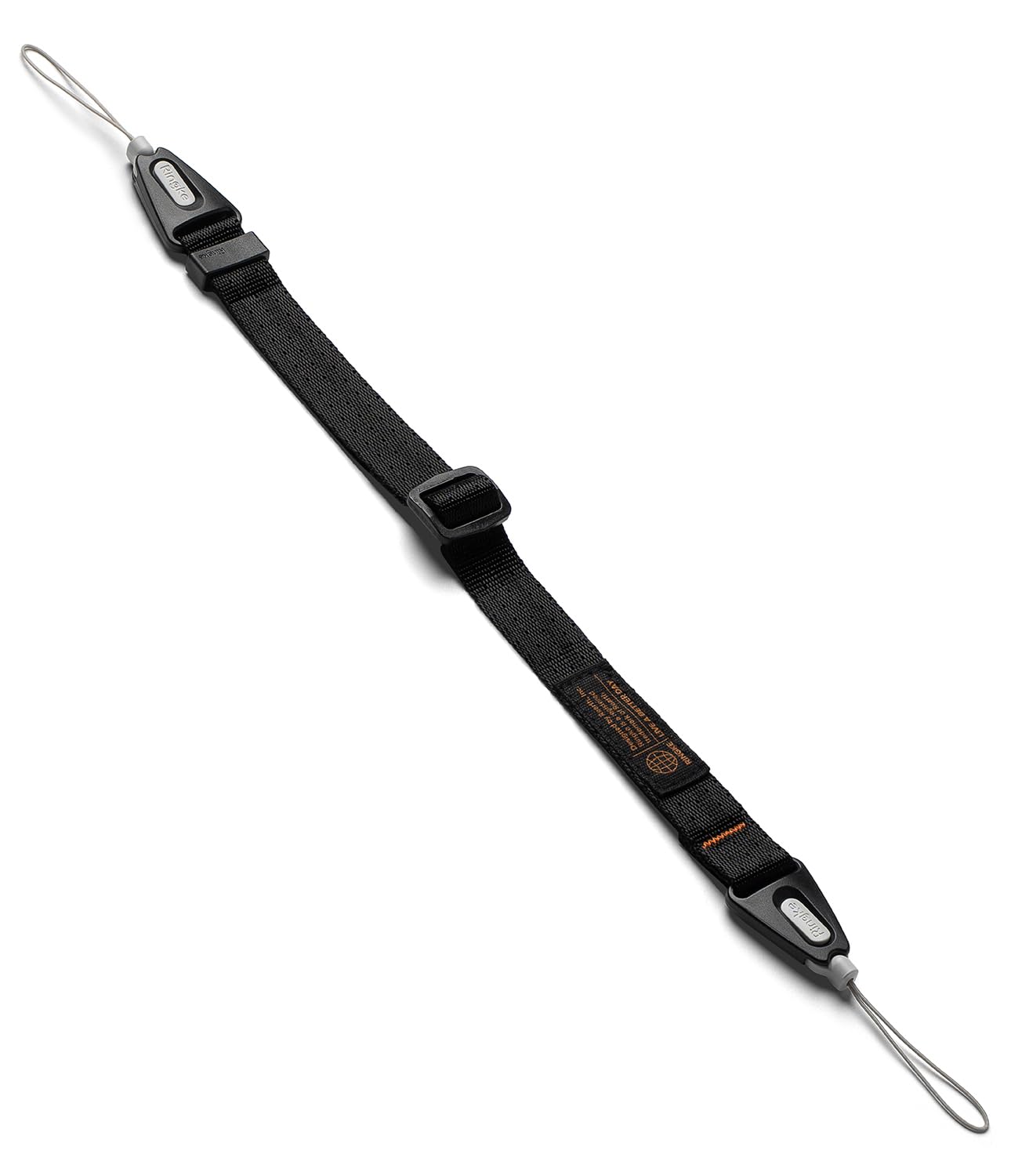 Ringke Unisex Black Dual Hand Strap Slim [Dual-Ended Design] Adjustable Narrow Wrist Lanyard With Easy Release Buckles For Iphone/Galaxy/Pixel Phone Cases, Cameras, Etc.