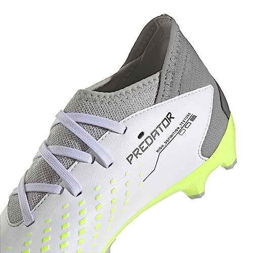 Chiusura con lacci adidas Predator Accuracy.3 Multi Ground, Football Shoes, Bianco (Ftwr White/Core Black/Lucid Lemon), 38 2/3 EU
