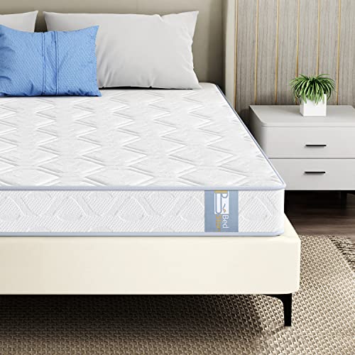 BedStory Double Mattress, 6 Inch Hybrid Full Mattress with Premium Support Spring & Breathable Gel Foam, Medium Firm Matelas Double Bed Mattresses in a Box, 365-Night Trial, CertiPUR-US Certified