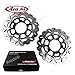 Arashi Dischi Freno Anteriori per Suzuki GSXR 600 750 2006 2007 K6 K7 K6 K7 Accessori di ricambio per moto GSX-R 600 750 GSX-R600 GSX-R750 GSXR600 GSXR750 Nero