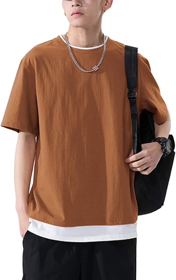 Amazon Froyland Tシャツ メンズ 夏 半袖 綿100 トップス インナーシャツ 部屋着 レイヤード ビッグシルエット 快適 柔らかい ファッション カジュアル Tシャツ 夏服 Tシャツ カットソー 通販 Amazon Froyland Tシャツ メンズ 夏 半袖 綿100 トップス インナーシャツ 部屋着 レイヤード ビッグシルエット 快適 柔らかい ファッション カジュアル Tシャツ 夏服 Tシャツ カットソー 通販