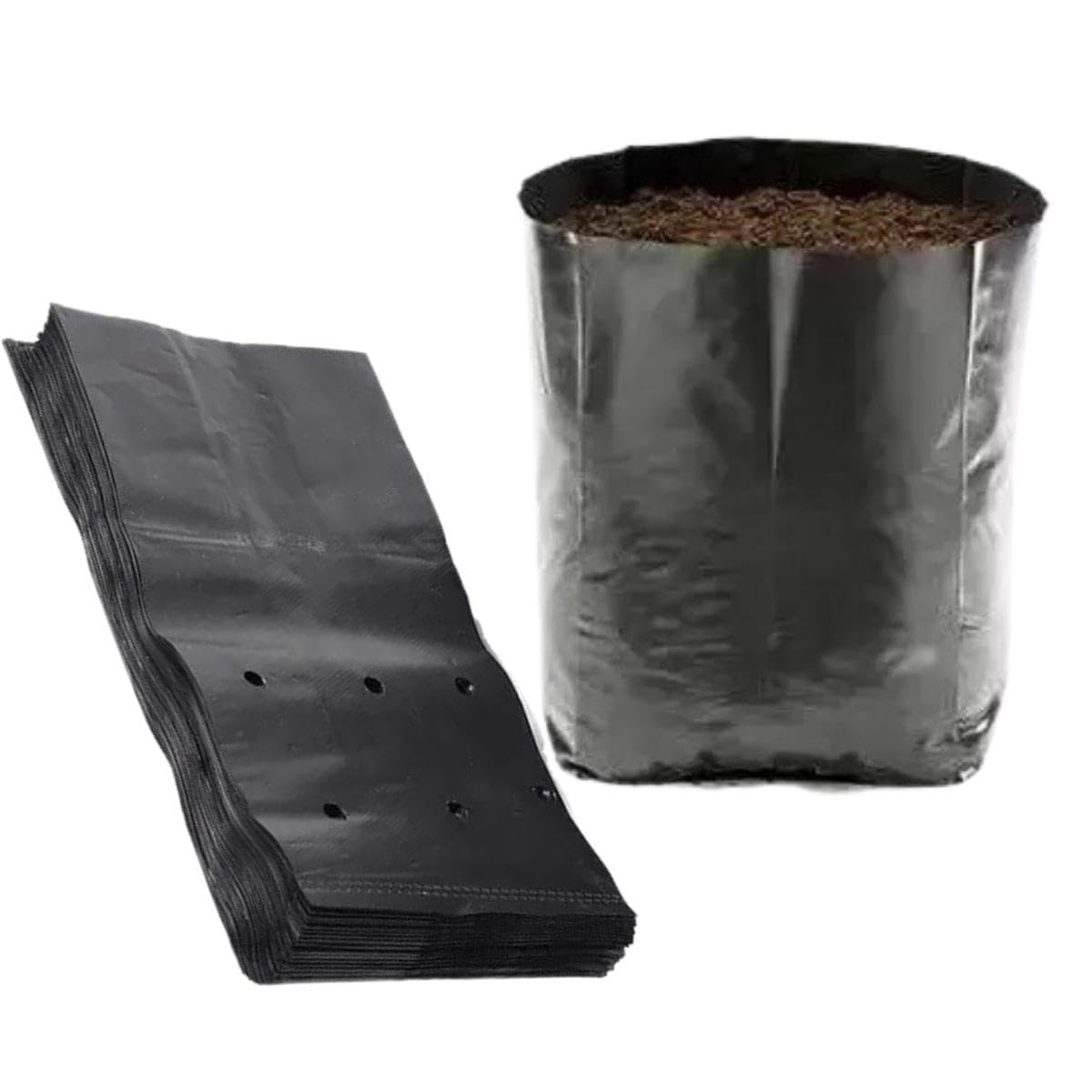 ODDIAN® Nursery Grow Bags Small of Size 6X6 Inches - 50 Pisces | Grow Plant Nursery Bags | Nursery Poly Bags | Plastic Poly Grow Bags | Grow Nursery Bags | Gardening Grow Bags (B0D8PYS7BS) Amazon Price History, Amazon Price Tracker