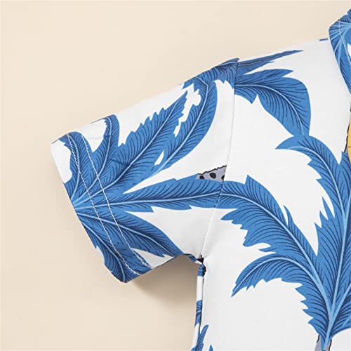 NLGToy Roupas de Páscoa para meninos, roupas infantis para meninos, roupas de manga curta, estampa d