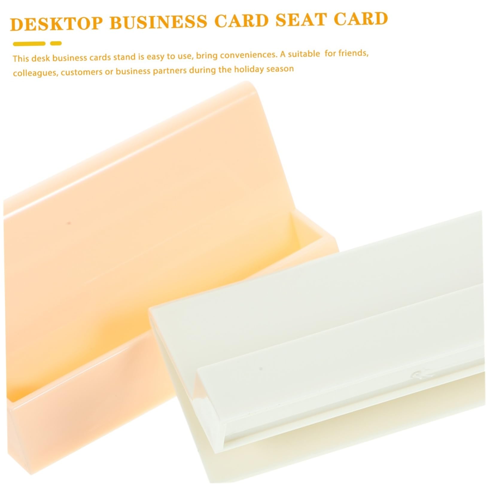 Lurrose 4 Set Portacarte Ufficio Per Biglietti Visita Design Elegante E Stabile Per Esposizione E Organizzazione Ufficio 2 Pezzi*4
