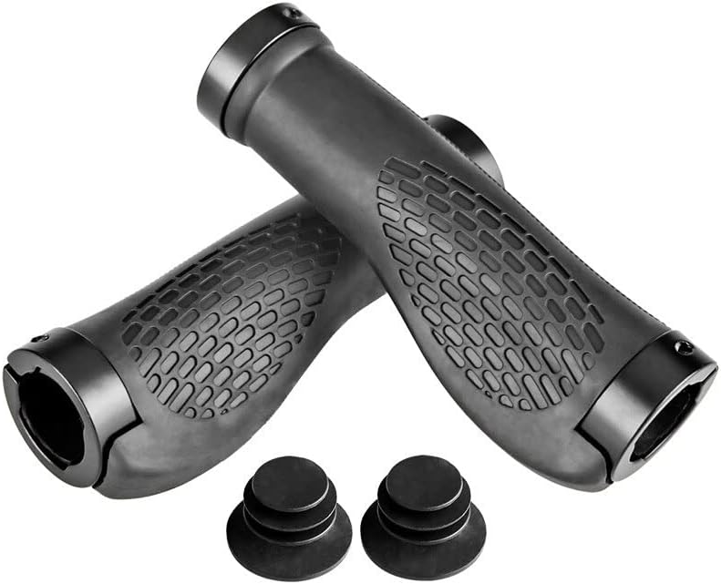 SOLDOUT Mountain Bike MTB Ergonomic Handlebar Non-Slip Rubber Grips Bicycle Grip Handles Cycling (1 Pair)