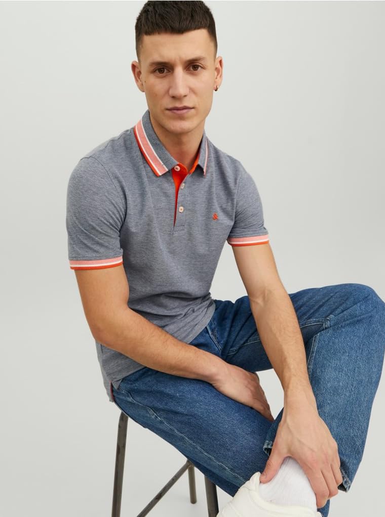 Jack & Jones Herren JJPAULOS Polo SS MP – Bild 7