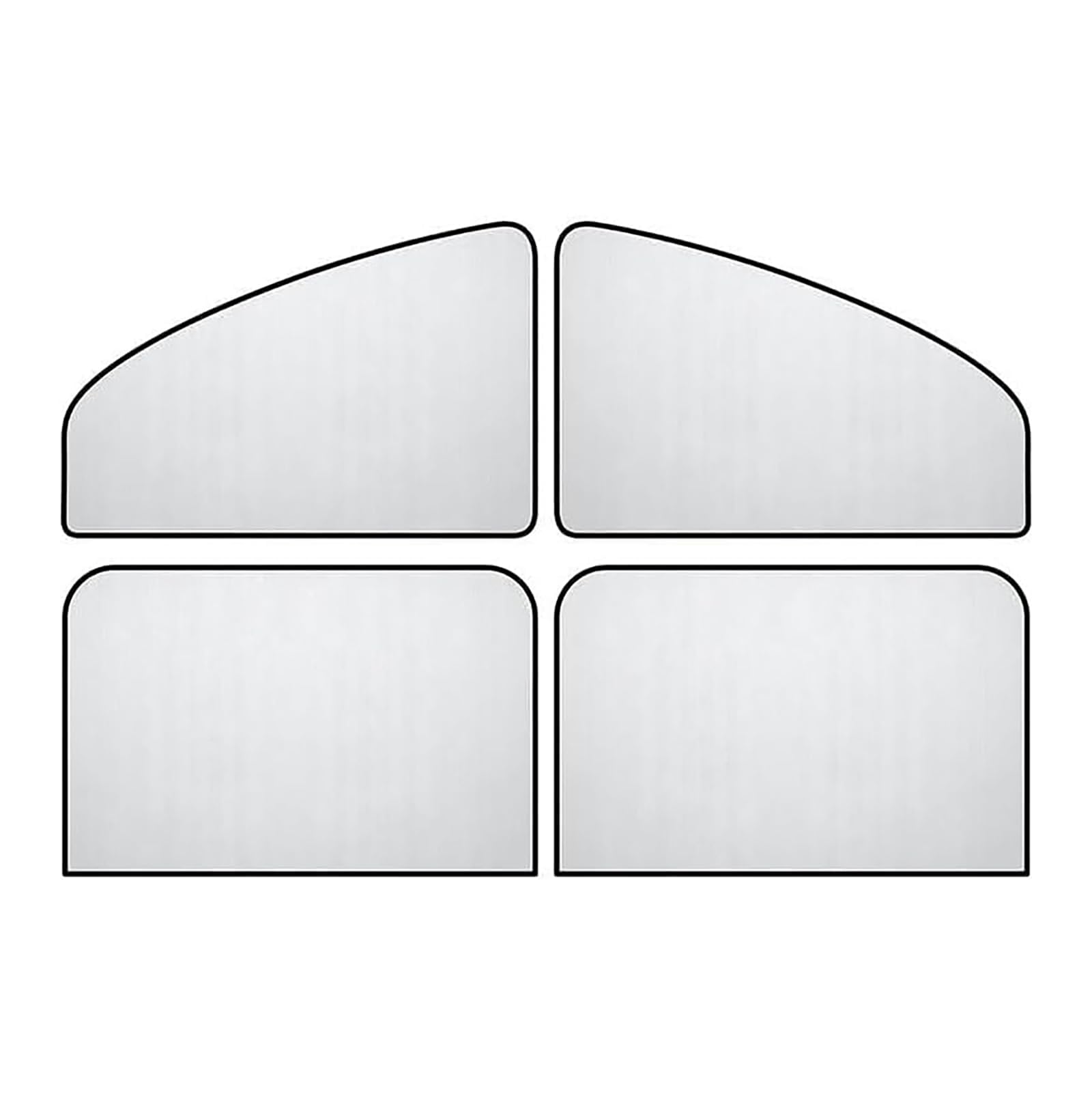 UWQXJJICP Car Window Sun Shades, for BMW X3 G01 / iX3 2017-2024 Breathable UV Protection Heat Block Side Automotive Window Sunshades Privacy Sun Shades Protection,A