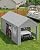 COBIZI Carports 10x20 Heavy Duty Car Canopy Garage with Removable Sidewalls & Doors, Galvanized Frame Portable Carport Canopy with Built-in Sandbags & All-Season Tarp for Car Boat Truck, Gray