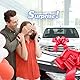 Weenwill Schleife Auto,Große Geschenkschleife Riesige Rote Schleife XXL76 cm Riesenschleife Rote Autoschleife für Auto Fahrrad Weihnachten Große Geschenk Hochzeit Party Feier