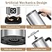 OYUGET Electric Milk Frother and Steamer,4-in-1 Milk Steamer 11.8oz/350ml,Stainless Steel Automatic Warm and Cold Milk Foamer Frother for Coffee,Latte,Cappuccinos,Hot Chocolate
