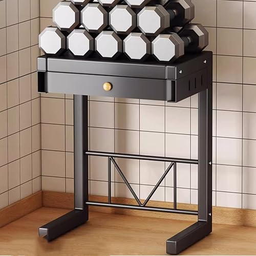 Support de micro-ondes avec tiroir et étagère de rangement cuisine - 4