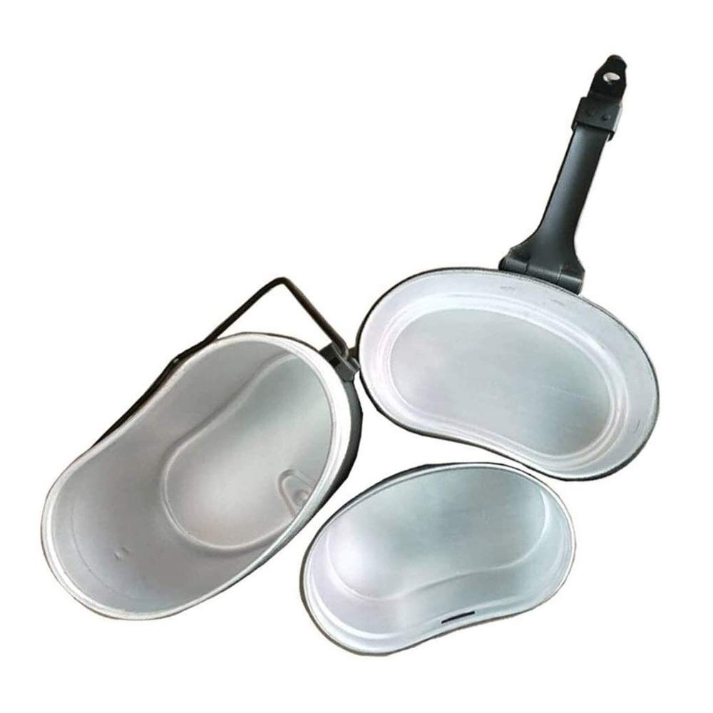 Pudełka Bento Aluminiowe pudełko na drugie śniadanie Metalowy pojemnik na żywność Pudełko na przekąski 3-poziomowe pudełka Bento z przegródkami dla mężczyzn i kobiet, Out ，Pojemniki na lunch