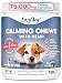 EasyBoy Calming Treats for Dogs - Dog Anxiety Relief for Travel Fireworks Thunder & Grooming - Grain Free Valerian Root L Tryptophan Chamomile & Hemp Oil for Dogs - 120 Soft Treats