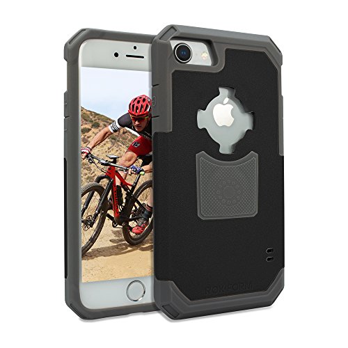Rokform Rugged Series iPhone 8 Case / iPhone 7 Case Protective magnetic case with twist lock and universal magnetic car mount (Gun Metal)