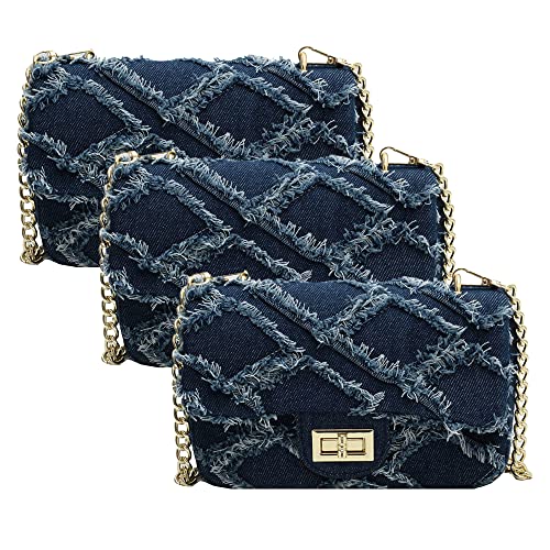 Sac en jean à pompons idéal pour vos sorties urbaines et soirées d'été