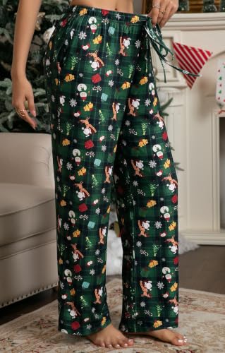 Image of X-Image Women Comfy Casual Pajama Pants with Pockets & Drawstring