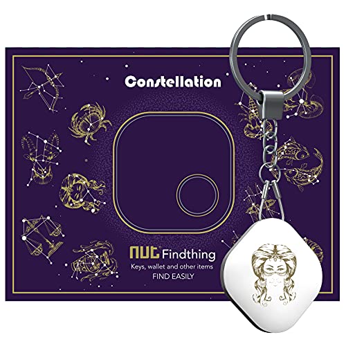 Key Finder, 1-Pack Bluetooth Tracker Item Locator with Key Chain for Gifts Keys Pet Wallets or Backpacks and Tablets Constellation (Virgo) Key Finder, 1-Pack Bluetooth Tracker Item Locator with Key Chain for Gifts Keys Pet Wallets or Backpacks and Tablets Constellation (Virgo)
