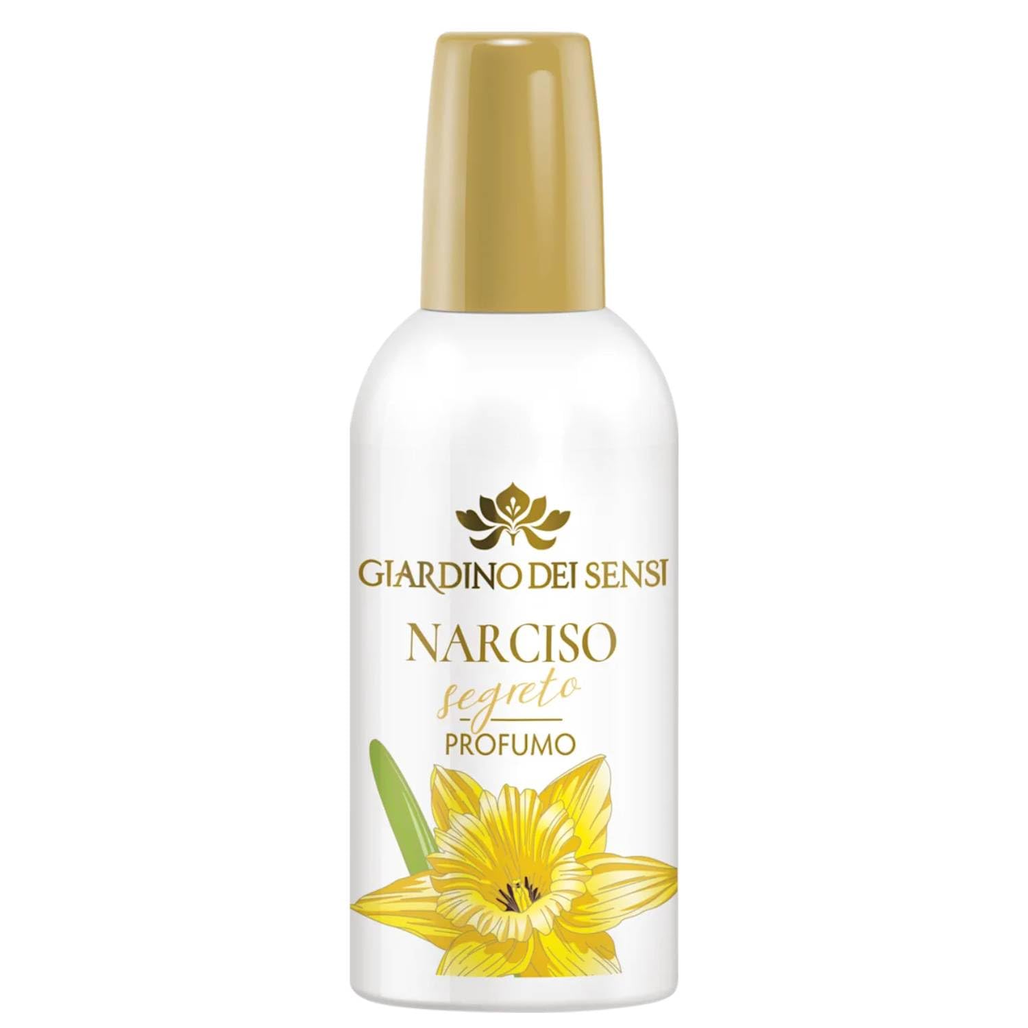Giardino Dei Sensi Narciso Segreto – Profumo Donna Spray 100 ml + Doccia Schiuma 100 ml In Omaggio – Fragranza delicata, set completo per un rituale di bellezza (6 Unità)