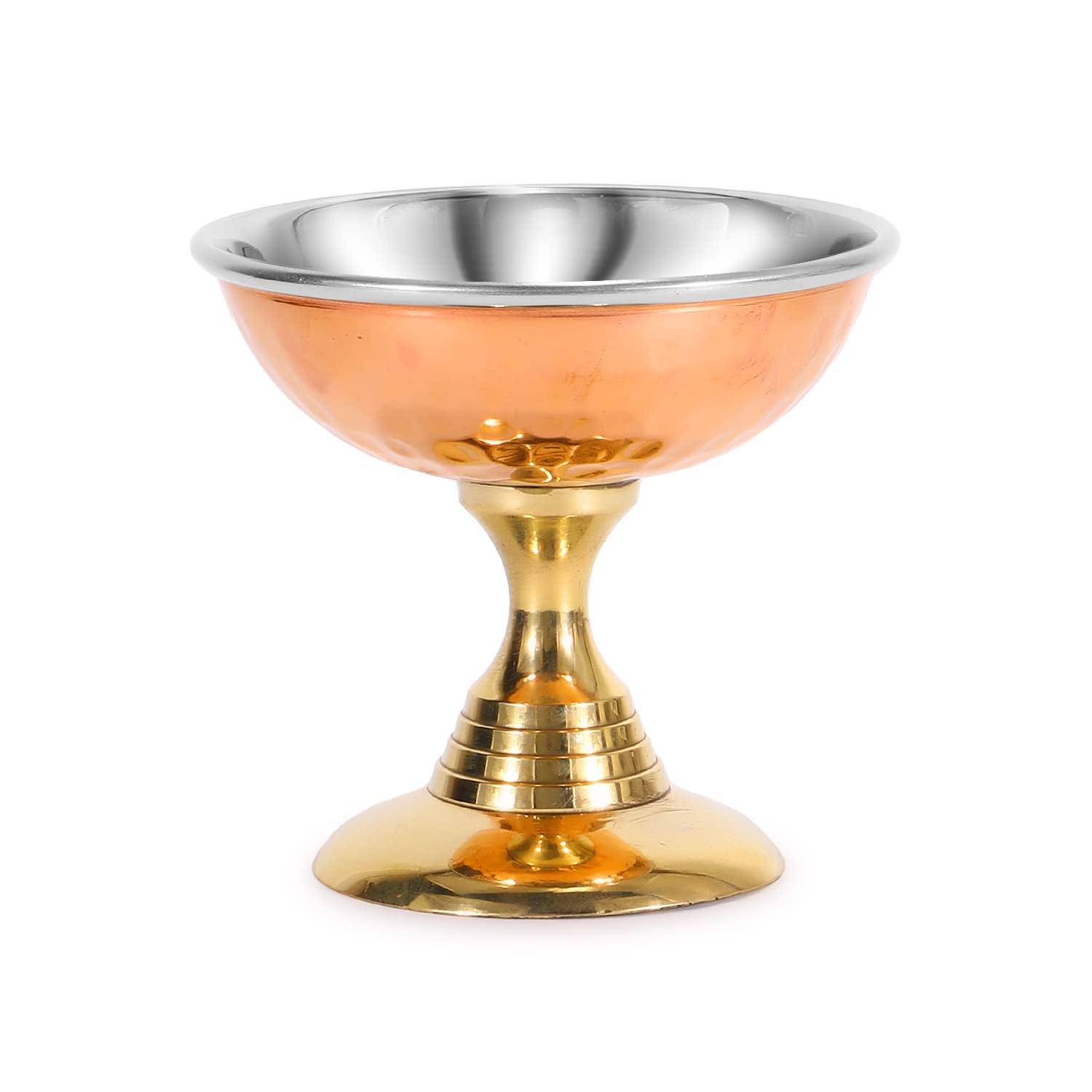 Zap ImpexTraditional Indian Dessert Bowl Snack Candy Ice Cream Bowl Party Bowl Serving Bowl (Copper Sundae Cup)