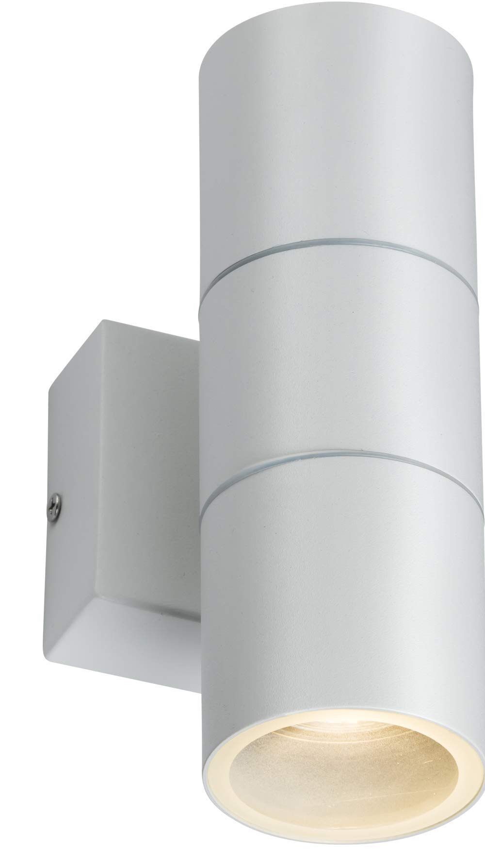 Single GU10 Outdoor Up and Down Wall Light in White โ image 1