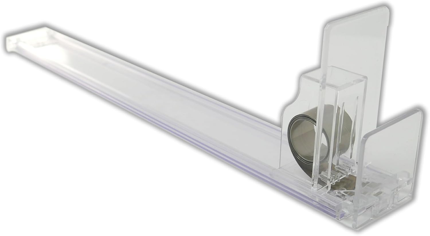 Auto Feed Shelf Product Pusher Kit, Adjustable Width Spring Loaded Merchandise Glider Pushing System, Kit for [5] 12" D x 24" L Shelves - [45 Shelf Pushers + 50 Dividers]