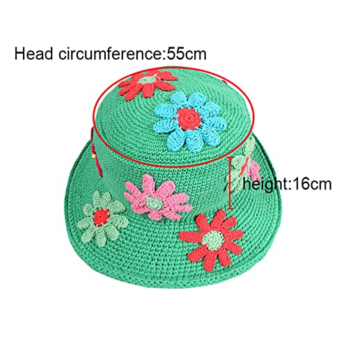 Flower-Knit-Bucket-Hat-Women-Fashion-Summer-Beach-Crochet-Fisherman-Hats-Stylish-Travel-Sun-Caps-with-Brim