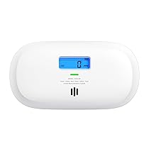 X-Sense Rilevatore di Monossido di Carbonio indipendente, allarme di CO con batteria sostituibile e display digitale, sensore per la casa con memoria del valore di picco di CO, XC0C-SR, 1 Pezzo