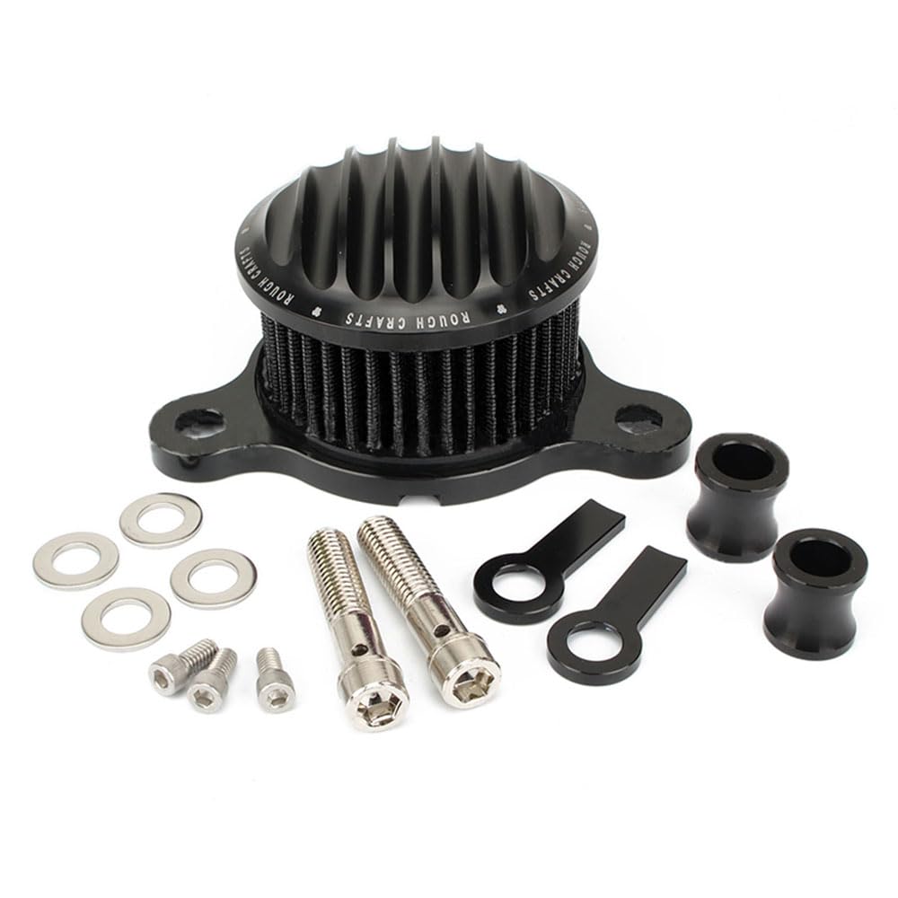 Filtre à air de moto compatible avec Harley-Davidson XL883 XL1200 X48 72 noir