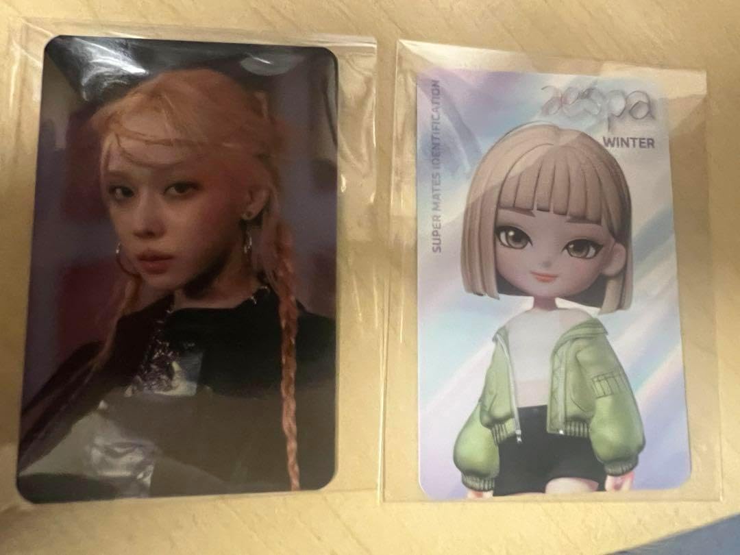 aespa ジゼル supermates 当選30枚限定 トレカB aespa ジゼル SUPER MATES