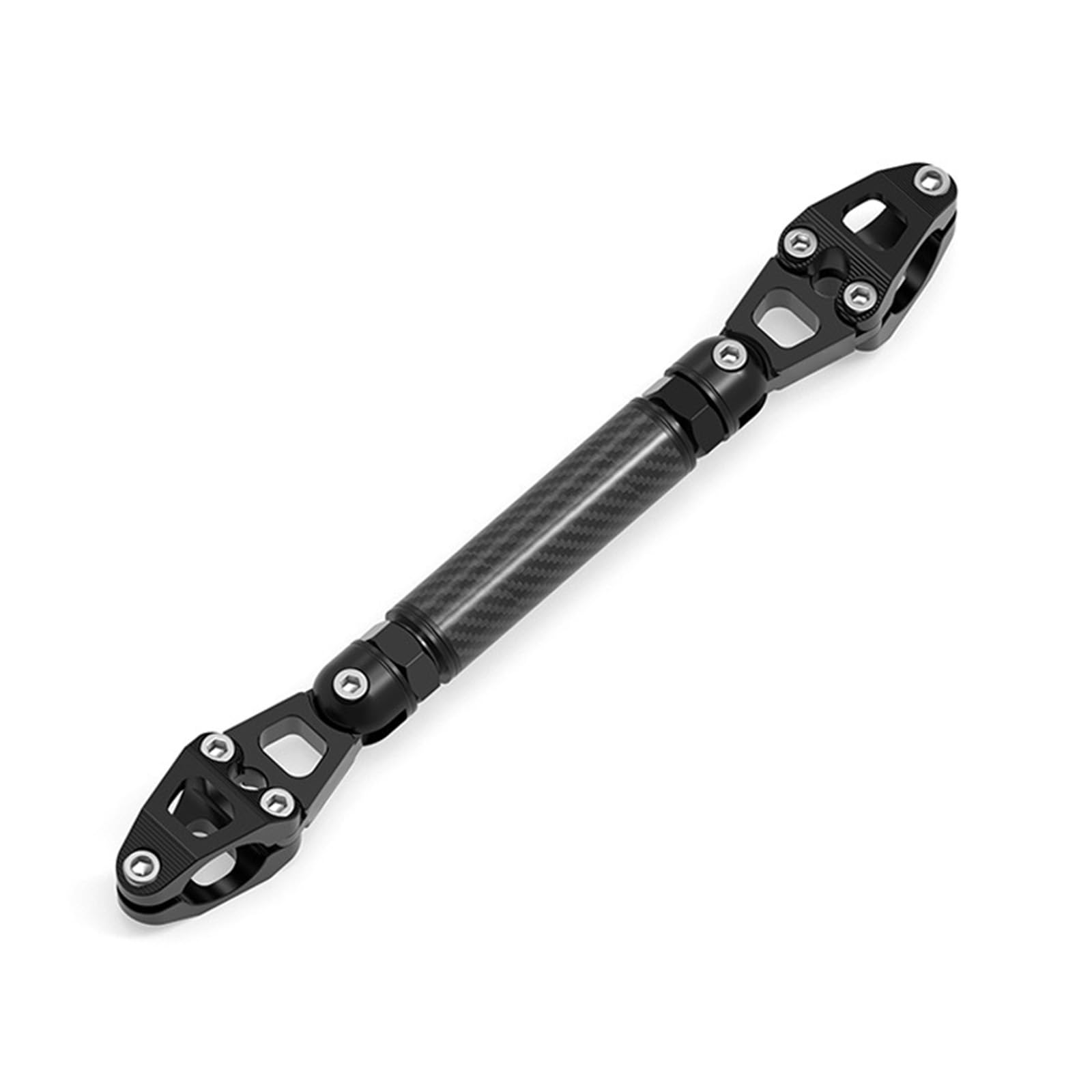 Gaderth Balance Bar For Motorcycle Universal 22mm Aluminum Alloy Cross Bar Length Adjustable Handlebar Extender Extension Lever black