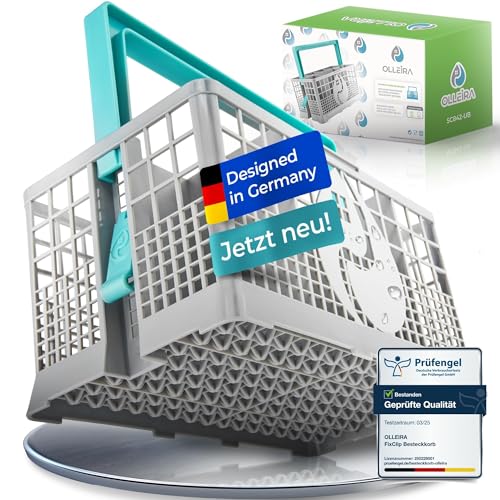 OLLEIRA Besteckkorb Spülmaschine | Besteckkasten Spülmaschine | universal passend stabiler Geschirrspüler Besteckkorb | Geschirrkorb spülmaschine - ideal für Ihr Zuhause OLLEIRA Besteckkorb Spülmaschine | Besteckkasten Spülmaschine | universal passend stabiler Geschirrspüler Besteckkorb | Geschirrkorb spülmaschine - ideal für Ihr Zuhause