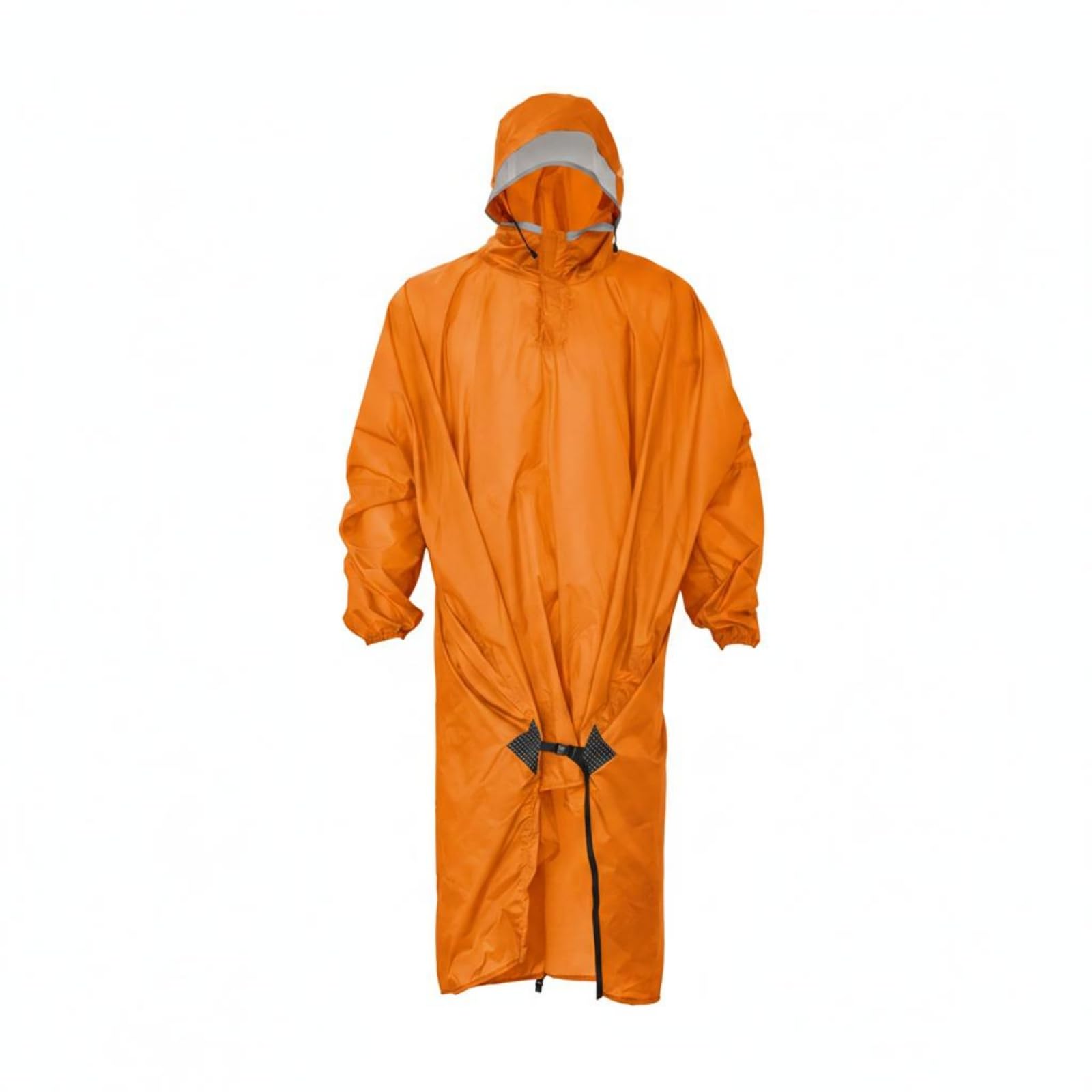 Poncho de Lluvia para Exteriores Resistente al Agua Capa Chubasquero Impermeable con Capucha y Ajuste Compatible con Mochila Convertible en Lona y