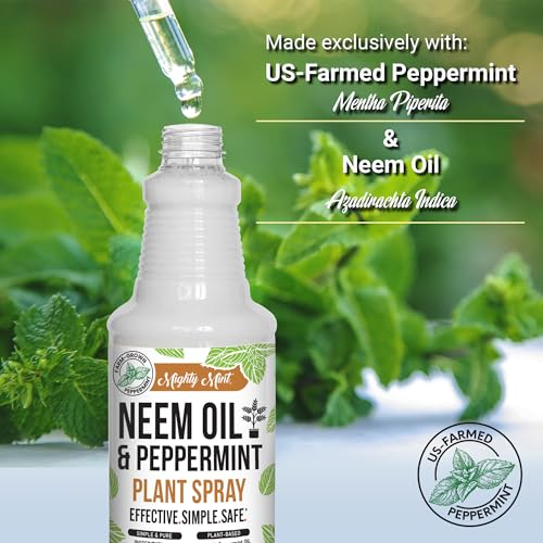 Mighty Mint Neem Oil & Peppermint Plant Nutrient Spray, 16oz - Image 6