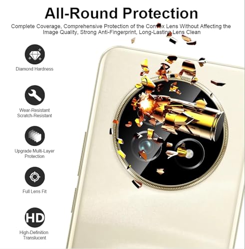 Image of Xmon Back Camera Lens Protector for Realme 12 Plus Realme P1 Narzo 70 Pro (1 Pack) Premium Camera Glass Protector Guard, Anti-Scratch, Ultra-Clear, Easy Installation