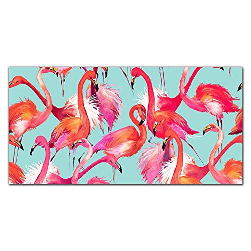 Image sur toile flamants 120x60cm pour creer un salon exotique chic