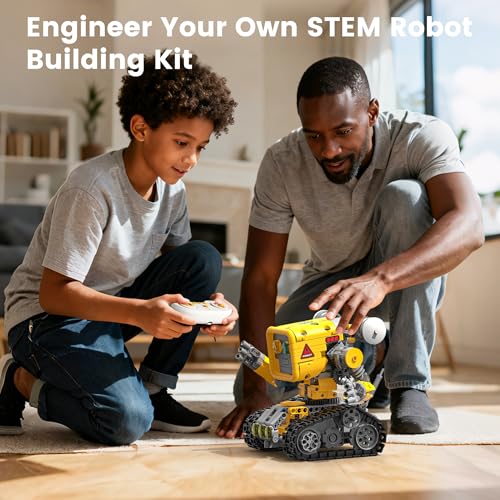 5 in 1 STEM RC Robotics Kit, APP & Remote Control Robot Building Kit, DIY Science Kits for Kids Age 8-12, 8 Year Old Boy Birthday Gift - Image 3