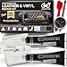 Coconix Black Leather Repair Kits for Couches - Vinyl & Upholstery Repair Kit for Car Seats, Sofa & Furniture - Liquid Scratch Filler Formula Repairs Couch Tears & Burn Holes