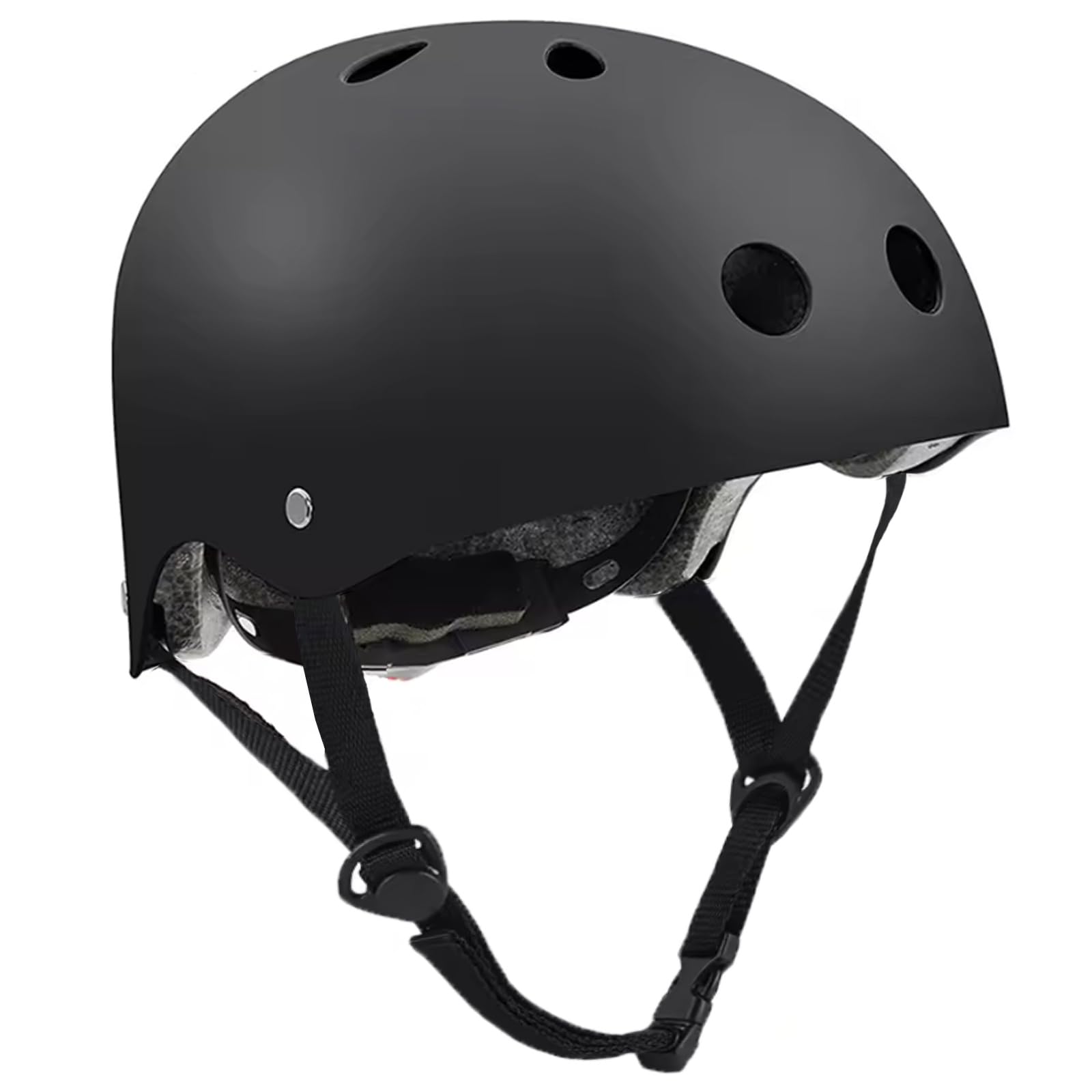 Ease Skaterhelm Fahrradhelm, Skateboarding Helm, Atmungsaktiv, Sicherheit, leicht Radhelm mit Verstellbarer Kinnriemen für Fahrrad Skateboard Scooter BMX Kind Erwachsene